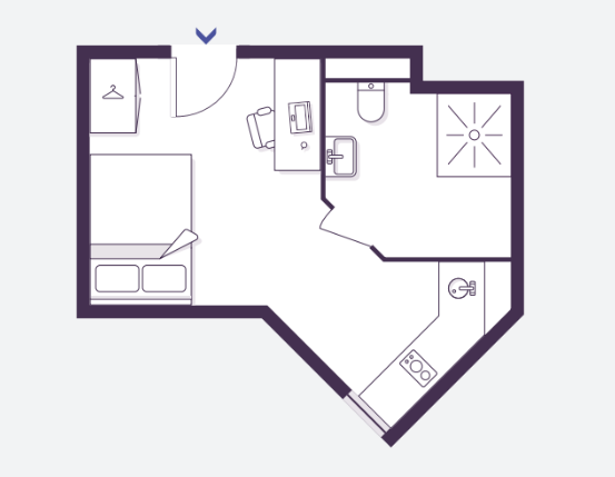 Large Double Studio - 3