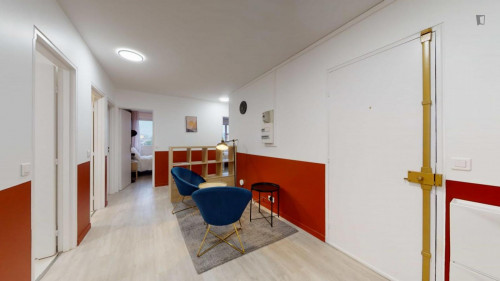 Cute double bedroom in Asnières-sur-Seine