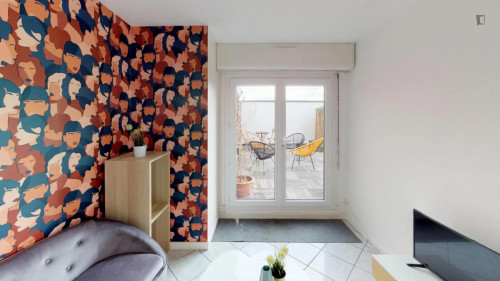Lovely double bedroom close to Parc André Malraux - Gallery - 13