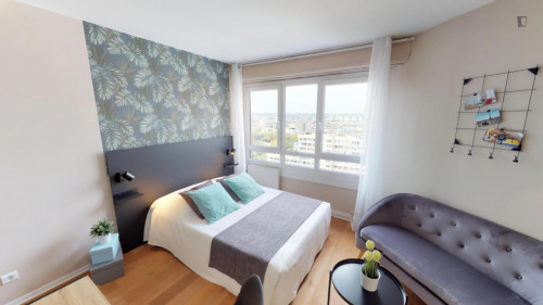 Lovely double bedroom close to Parc André Malraux - Gallery - 15