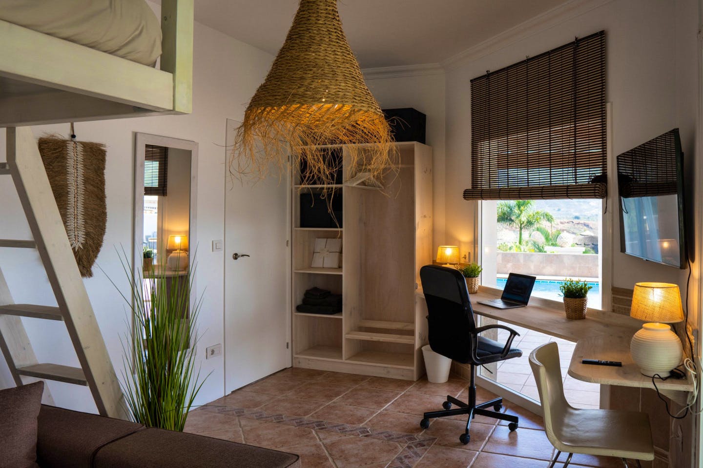 Bogey Room  -  Stunning Boho Coliving Casa with Pool and Golf Views in Tenerife House  - Gallery -  7