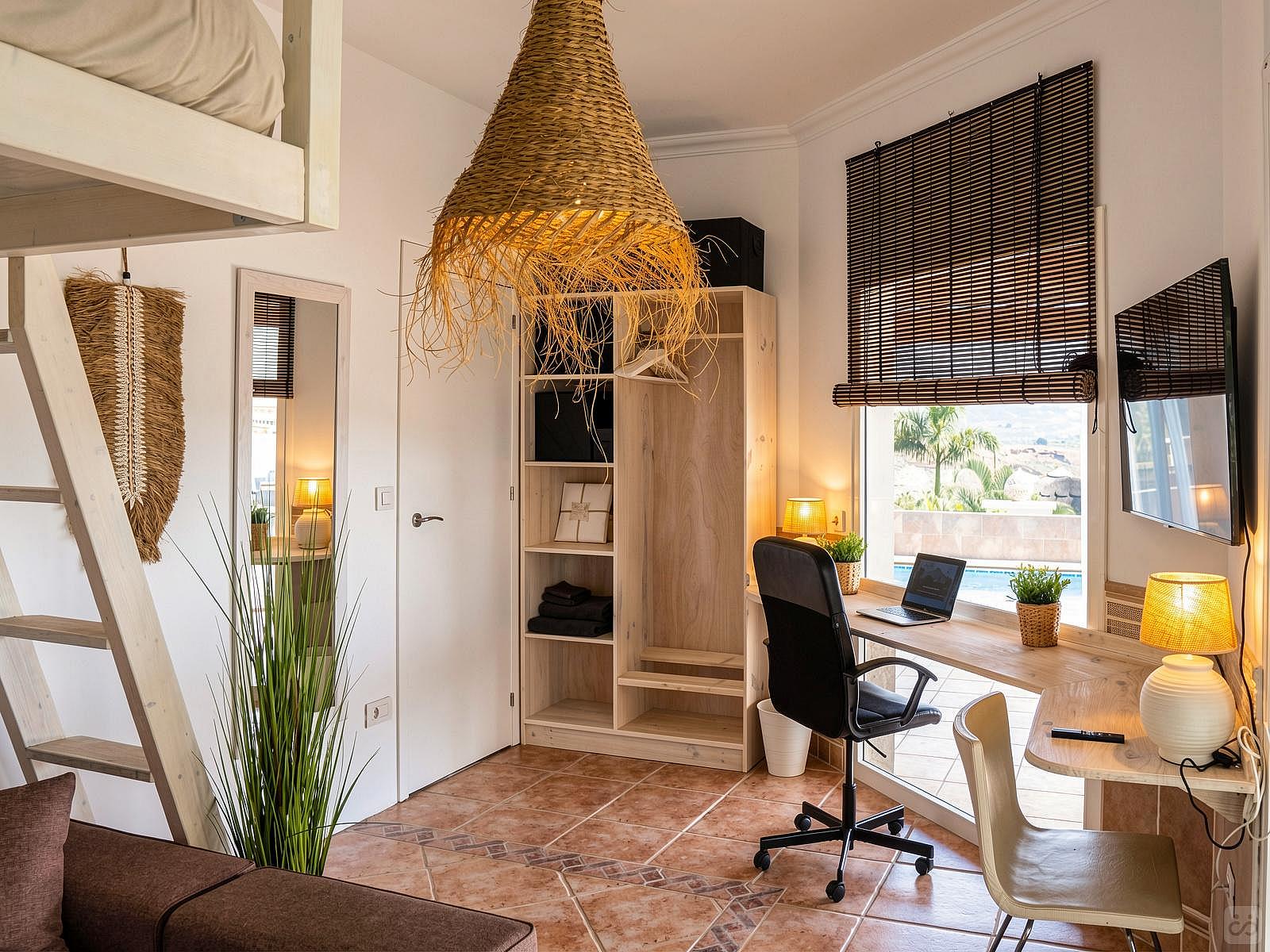  Bogey Room  -  Stunning Boho Coliving Casa with Pool and Golf Views in Tenerife House  - Gallery -  25