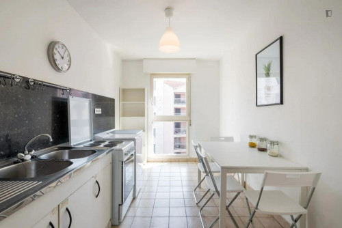 Cosy double bedroom close to Place Guichard Bourse du Travail metro  - Gallery -  5