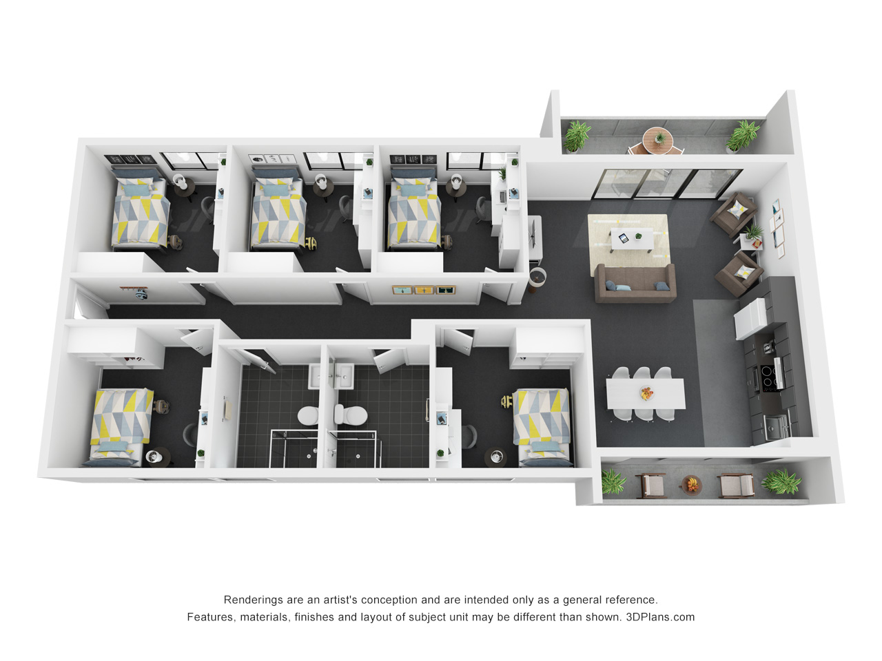  5-Bedroom Apartment  -  UNSW Village  - Gallery -  4