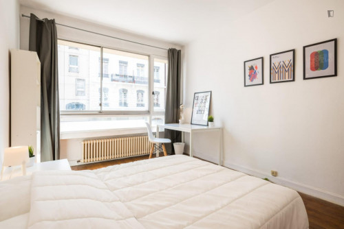 Neat double bedroom close to Brotteaux metro station