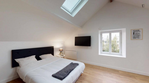 Big double ensuite bedroom not far from the École centrale de Nantes