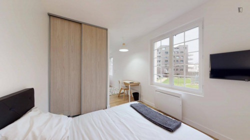 Cosy double ensuite bedroom not far from the École centrale de Nantes