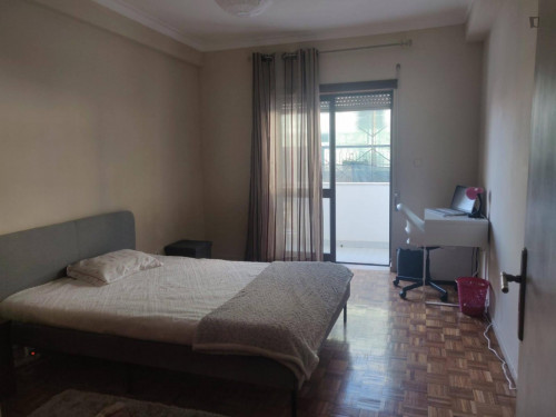 Lovely double bedroom with balcony