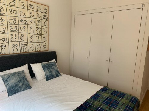 Sunny double bedroom in a charming flat