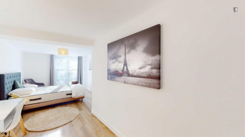 Big double bedroom in the Île de Nantes