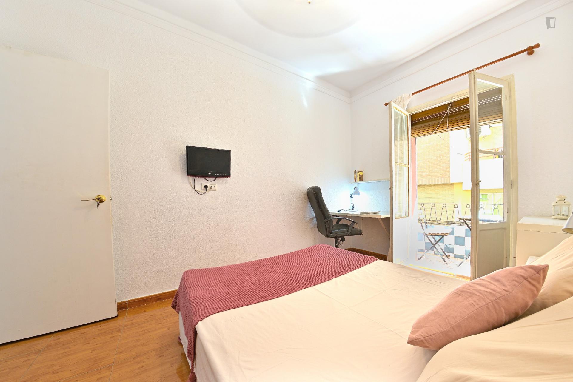Room with Private Balcony and double mattress