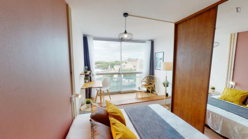 Cute double bedroom not far from the L'Institut Agro Montpellier