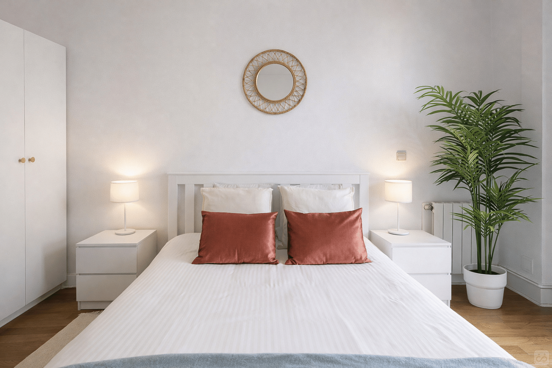  Room 1 - Beautiful, Bright & Big Double Room  -  Luxurious Female Coliving in Sarria San Gervasi with City Views and Market Access  - Gallery -  12