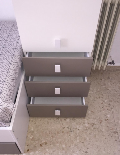 Single bedroom in 3-bedroom apartment with AC - Gallery - 21