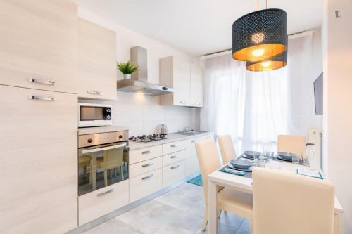 Tidy single bedroom in a 7-bedroom flat close to Campo Marzio