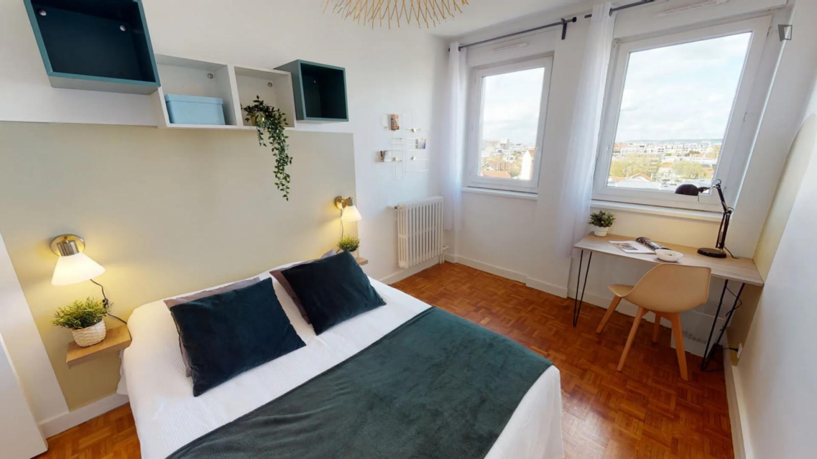 Cosy Double Bedroom Not Far From Courbevoie Train Station - Cosy double bedroom not far from Courbevoie train station - Gallery - 1