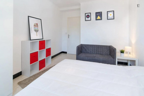 Lovely double bedroom in a 4-bedroom apartment close to Universidade Paul Valéry, Montpellier III