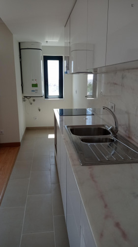 Snug studio with balcony close to Marquês metro station
