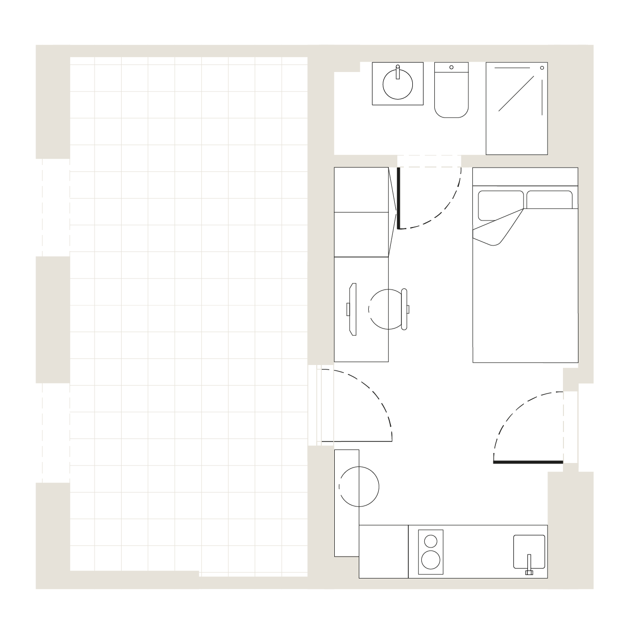  Premium Studio With Terrace  -  Nido Aravaca  - Gallery -  3
