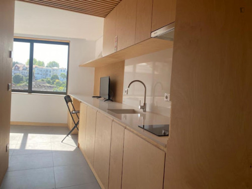 Inviting studio near Faria Guimarães metro station