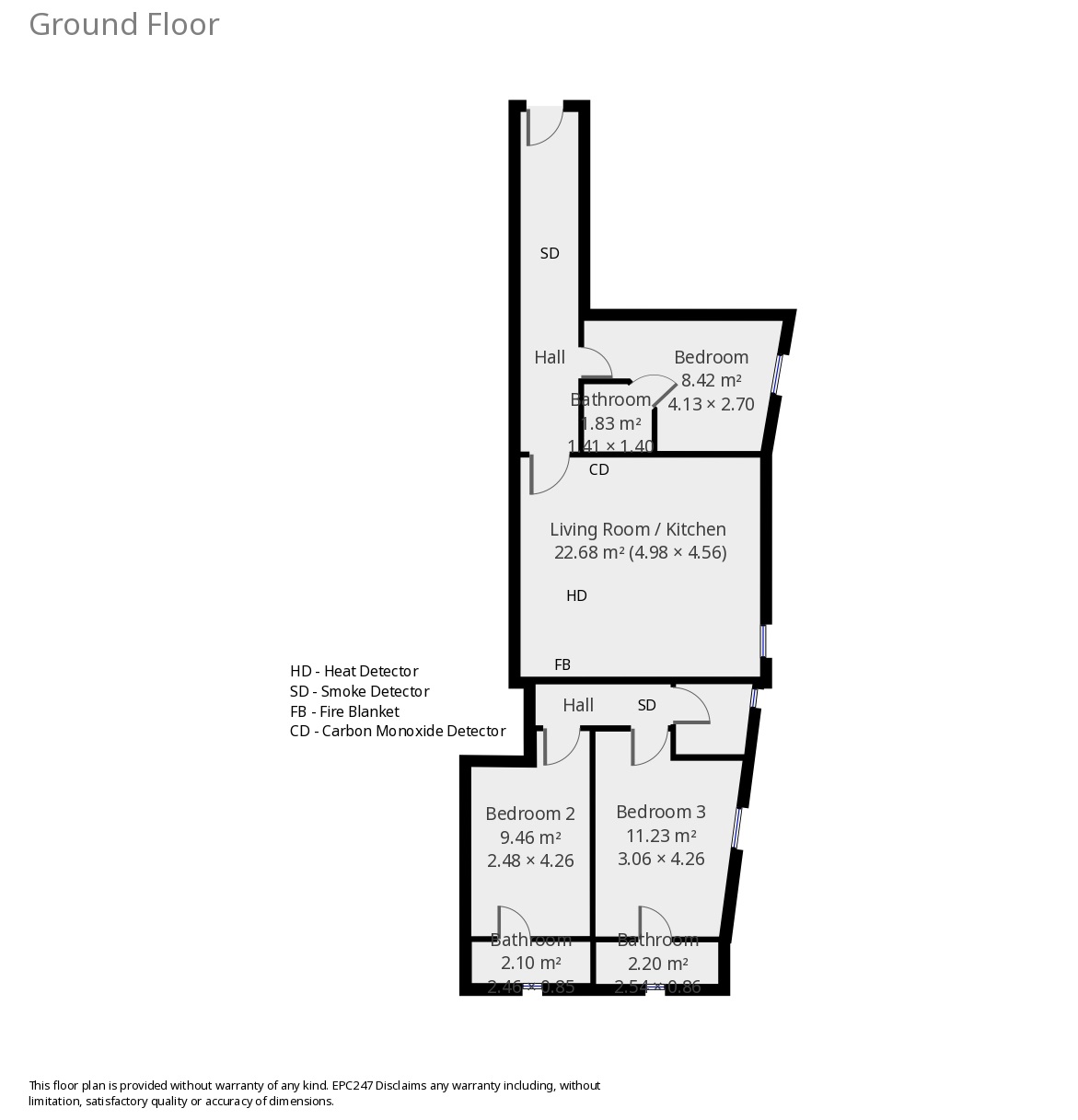  3-Bedroom Apartment - 389 Beverley Road  -  بيفرلي رود هول  - Gallery -  4