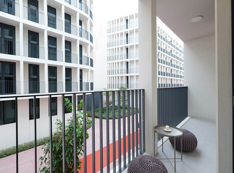  Semi Private + Kitchen + Balcony  -  Nest Student Campus  - Gallery -  2