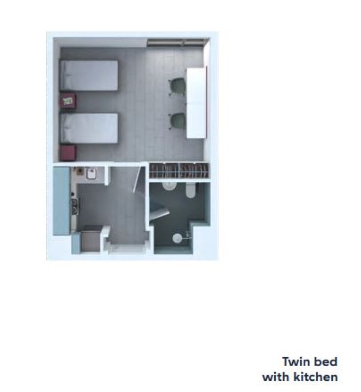  Twin + Kitchen  -  Nest Student Campus  - Gallery -  2