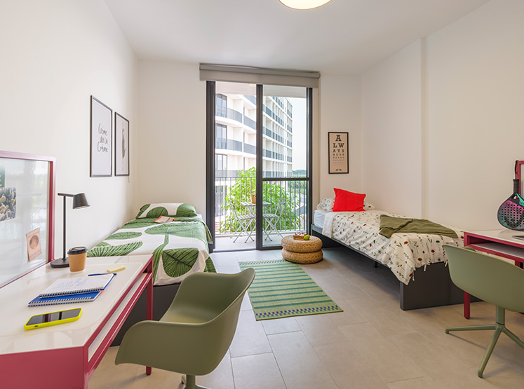  Twin Room + Kitchen + Balcony  -  Nest Student Campus  - Gallery -  7