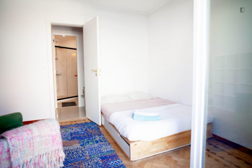 Lovely bedroom w/private bathroom and balcony
