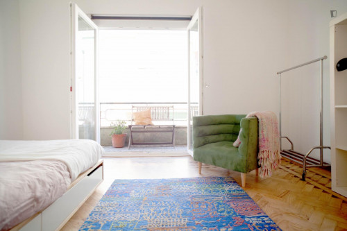Lovely bedroom w/private bathroom and balcony