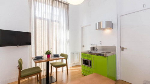 1-bedroom apartment, with outdoor area