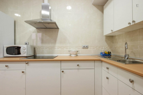 Bright single bedroom in a 4-bedroom apartment near Abando Metro  - Gallery -  5