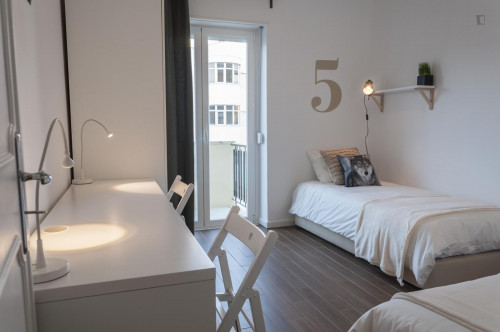 Gorgeous twin bedroom in Lumiar