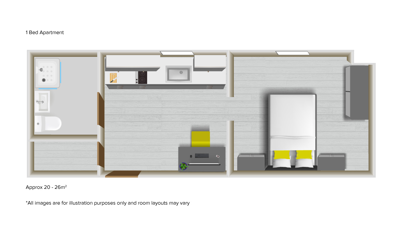  1 Bedroom Apartment  -  Singer Hall  - Gallery -  2