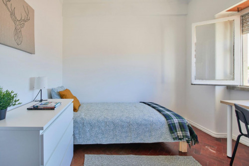Cozy single ensuite bedroom in central Lisbon