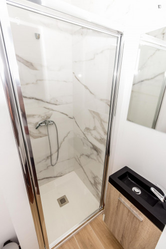Private bedroom with a private bathroom