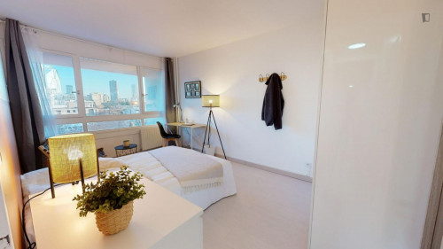 Double bedroom in a 4-bedroom flat, near Parc André Malraux - Gallery - 11