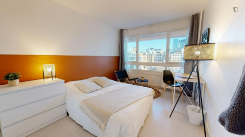 Double bedroom in a 4-bedroom flat, near Parc André Malraux - Gallery - 20