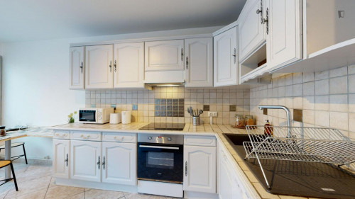 Double bedroom in a 4-bedroom flat, near Parc André Malraux - Gallery - 12