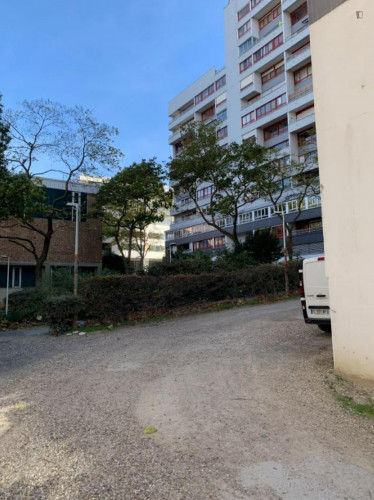 Double bedroom in a 4-bedroom flat, near Parc André Malraux