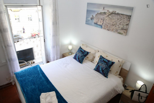 Comfy double bedroom near the Arroios metro
