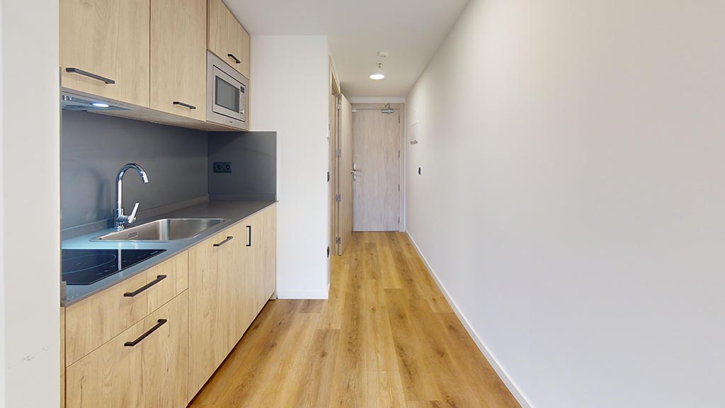 Single Room With Kitchen - Micampus Burjassot Parque - Gallery - 5