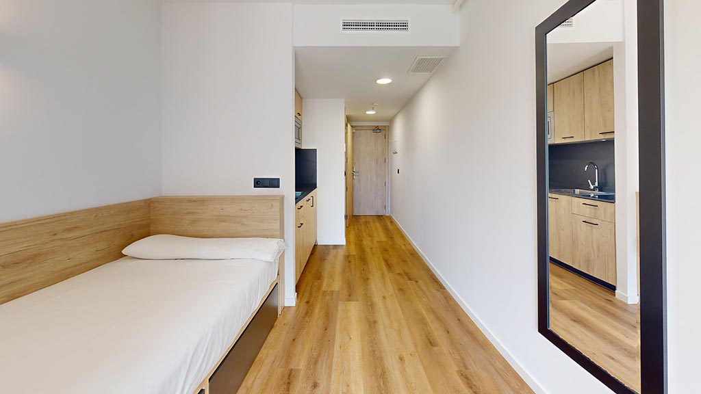 Single Room With Kitchen - Micampus Burjassot Parque - Gallery - 3