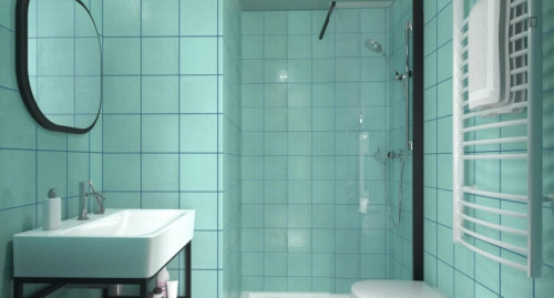 Bed in a studio close to Le Barche mall