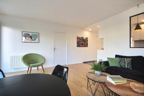 Spacious 1-bedroom apartment near Parc de Billancourt 