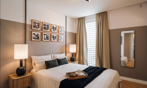 Thoughtfully designed 1-bedroom apartment near São Sebastião metro station