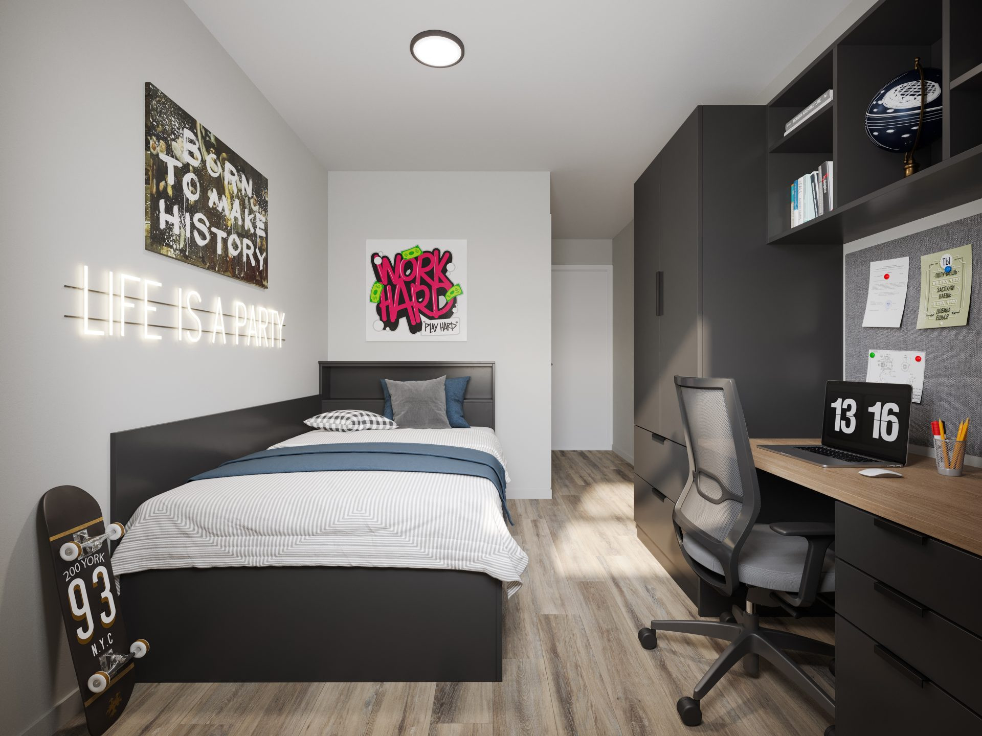 6 Bed En Suite Flat - 3