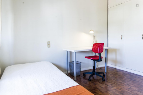 Bright single room in 5-bedroom apartment, near Faculdade de Farmácia da Universidade de Lisboa
