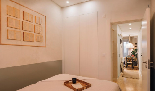 Pleasant 1-bedroom apartment with terrace in Santos