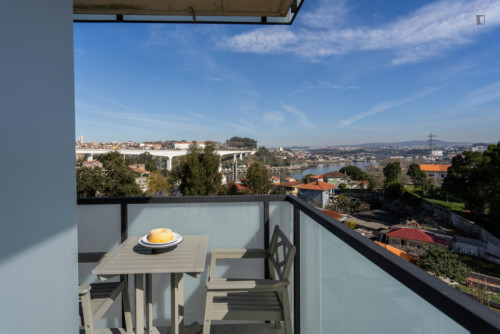 Luxurious 3-bedroom apartment with balcony close to General Torres train station